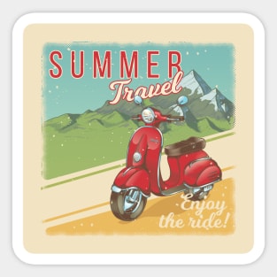 Enjoy The Ride - Summer Travel Sticker